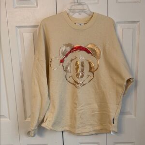 Very good used Disney Store Santa Mickey Spirit Jersey size large
